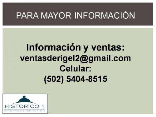 Vendo Apartamentos, Histórico 1