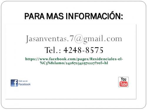 Preciosas casas en Residenciales El Alamo