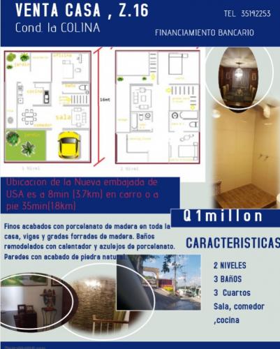 Casa bonita en Venta en Z.16 dentro de condominio