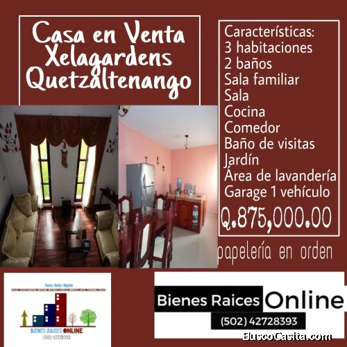 Casa en Venta Xela Gardens Quetzaltenango