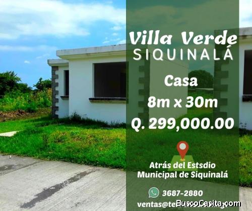 Casa en Siquinala 