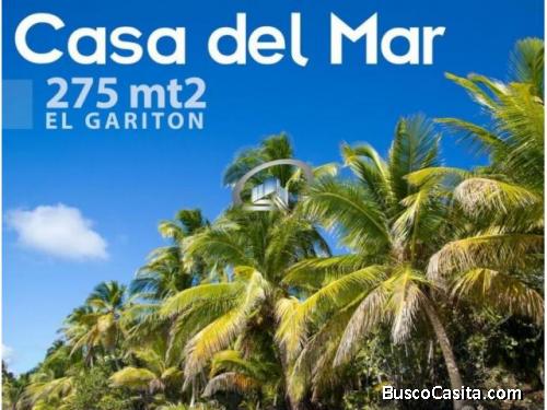CASA EN VENTA A 90 MTS. DE LA PLAYA, EL GARITON TAXISCO