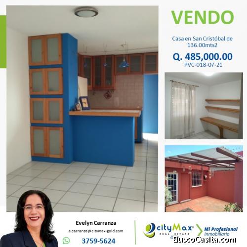 Casa en venta zona 8  San Cristobal