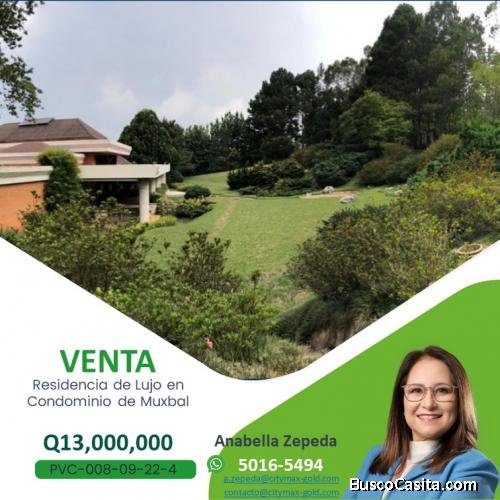 Residencia de Lujo en Venta en Condominio de Muxbal