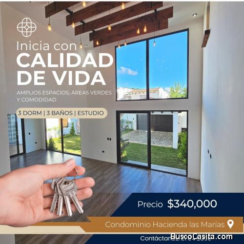 ESTRENA CASA EN CONDOMINIO HACIENDA LAS MARIAS