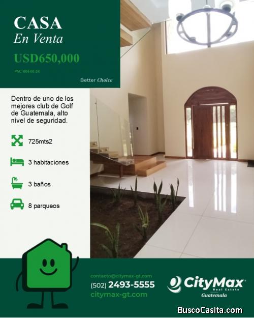 Casa en venta de 3 habitaciones en Nueva Country