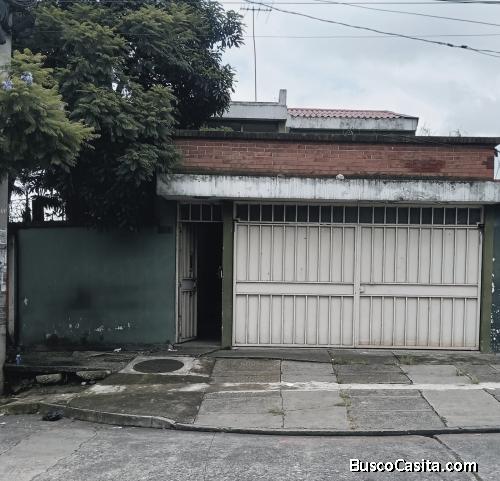 VENDO CASA PARA REMODELAR FUERA DE GARITA COL. MOLINOS DE LAS FLORES, ZONA 2 MIXCO REF.6814