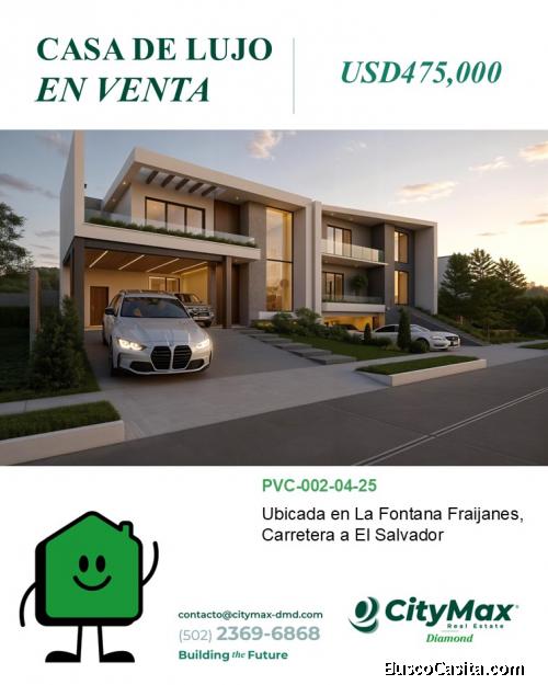Casa de Lujo en Venta en La Fontana Fraijanes
