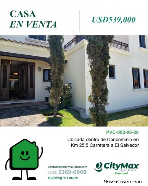Casa Grande en Venta en Km 25.5 Carretera a El Salvador