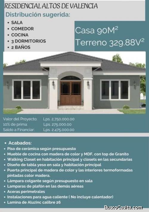 PREVENTA DE CASAS RES ALTOS DE VALENCIA