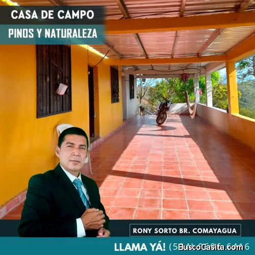 VENTA DE CASA DE CAMPO EL VOLCAN COMAYAGUA