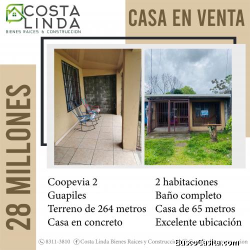 Casa a la venta en Coopevigua