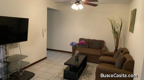 V#538 Lindo Apartamento Amoblado en Alquiler en Condominio Bosque Real