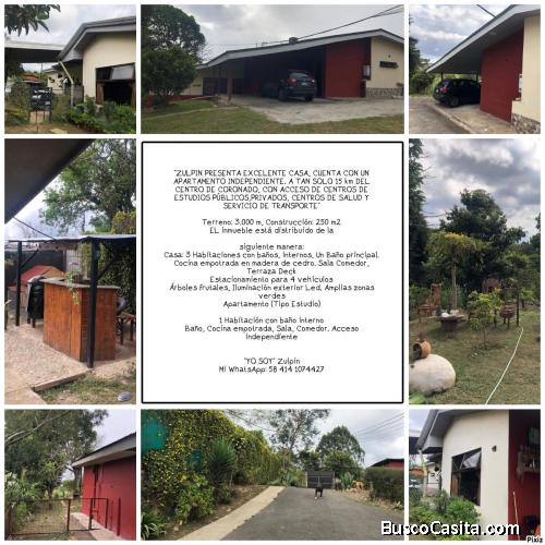 EXCELENTE CASA EN VENTA EN SAN RAFAEL COSTA RICA