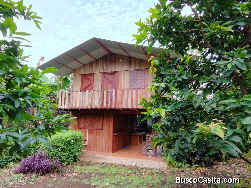 SE VENDE BELLA PROPIEDAD Y CABAÑA EN ESPARZA. 