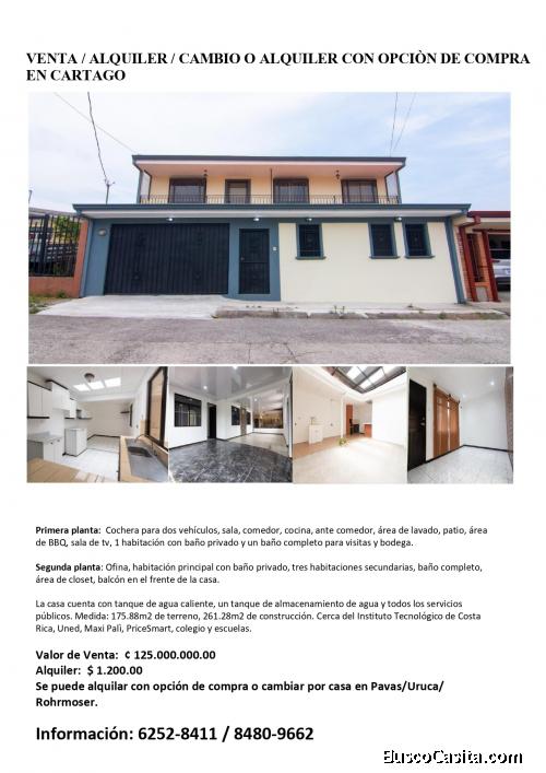 Casa en Cartago