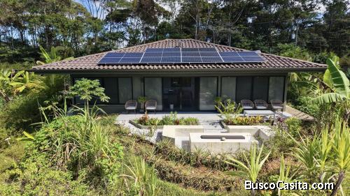 SE VENDE RESIDENCIA DE LUJO AUTOSUFIENTE CON REFUGIO SUBTERRANEO BLINDADO EN PEREZ ZELEDON