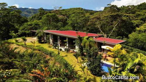 Casa Moderna en Venta en Alto San Juan, Pérez Zeledón | Piscina y 7.250 m² de Terreno