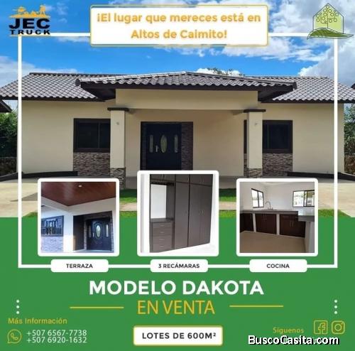 Casas en Altos de Caimito, Dolega, Chiriqui 