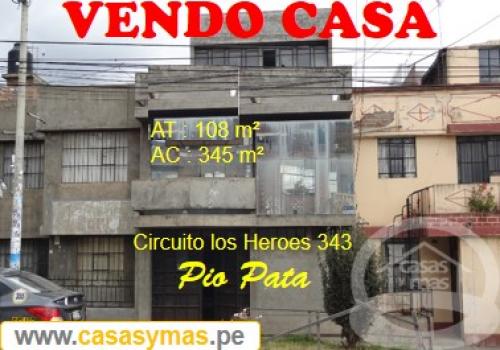 VENDO CASA PIO PATA HUANCAYO