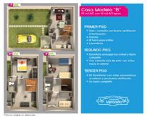 casa de 3 pisos