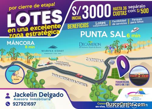 TERRENOS EN PUNTA SAL
