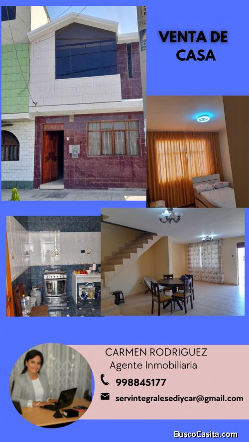 Hermosa Casa en Venta  de 2 pisos semi nueva