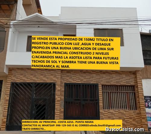 SE VENDE CASA