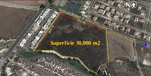 Ubicadisimo Terreno de 3 has en bosques de Santa Anita