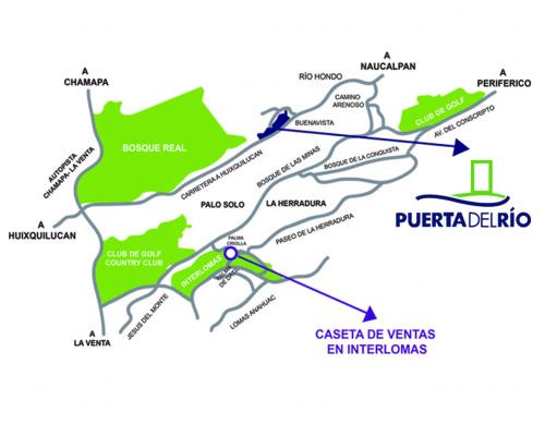 Puerta del Río, Bosque Real, Interlomas.