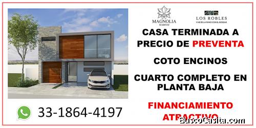 RESIDENCIAL LOS ROBLES-ZAPOPAN-4CUARTOS C/BAÑO COMPLETO(UNO EN PB)+COCINA EQUIPADA