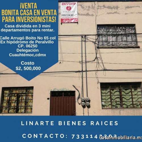 Bonita casa en venta para inversionistas