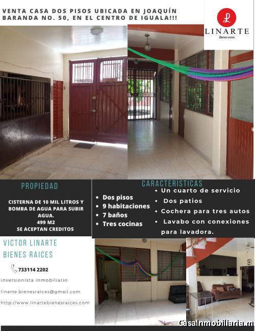 Bonita casa en venta en iguala guerrero centro,