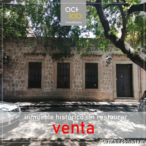INMUEBLE HISTÓRICO EN VENTA MORELIA, MICH