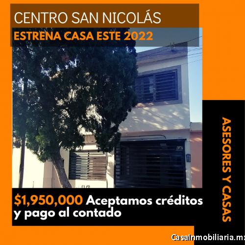 CASA EN VENTA ZONA CENTO SAN NICOLAS DE LOS GARZA 