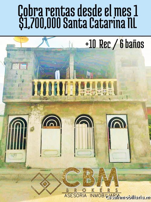 Cobra rentas desde el mes 1, Propiedad en venta en Santa Catarina NL