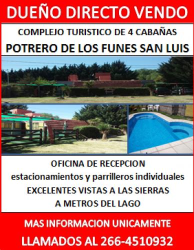 Vendo complejo de cabañas
