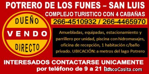 Vendo complejo turistico en San Luis
