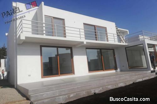 CASA MEDITERRÁNEA SÓLIDA, NUEVA, LOMAS DE MONTEMAR - CONCÓN / VC550