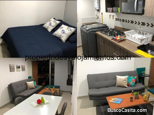 apartaestudio amoblado en alquiler cod 139