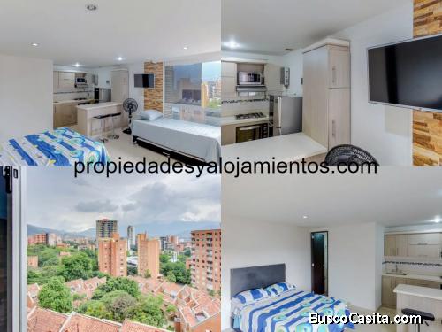 apartaestudio amoblado en alquiler cod 156