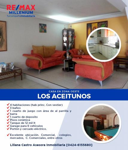 Casa Venta Maracaibo Los Aceitunos