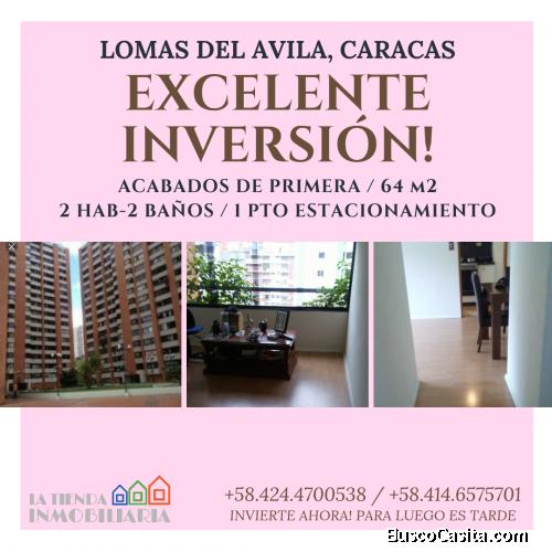 EXCELENTE! APARTAMENTO EN LOMAS DEL AVILA