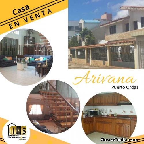 Bella casa en el exclusivo sector de Arivana en Puerto Ordaz