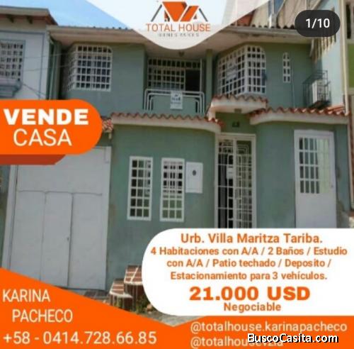 Hermosa casa tariba 