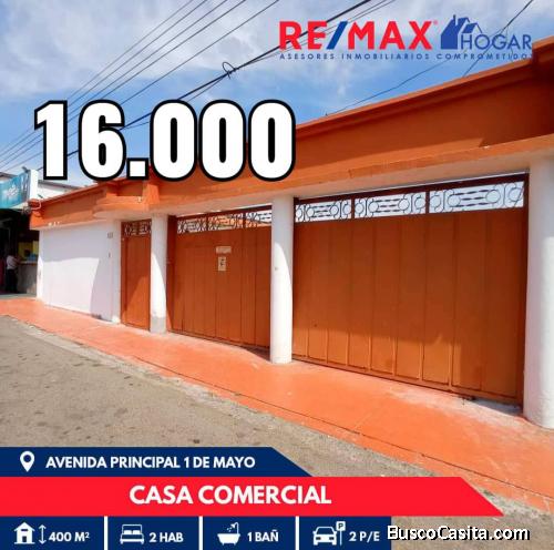 Casa venta Maracaibo Av 1ero de mayo 200421   400 M2  Local comercial con patio 1 baño 2 habitacione