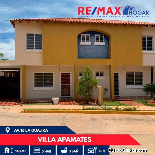 Casa en venta Maracaibo en villa apamates 14/07/21