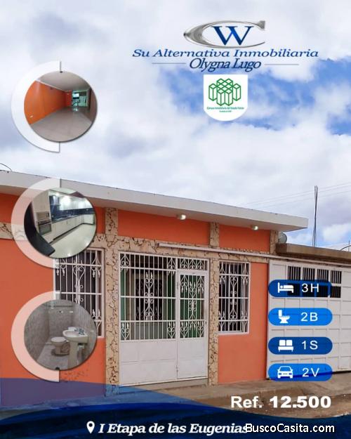 SE VENDE CASA URBANIZACION LAS EUGENIAS, CORO
