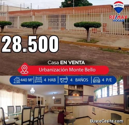 Casa venta Maracaibo Urbanización Monte bello 13422