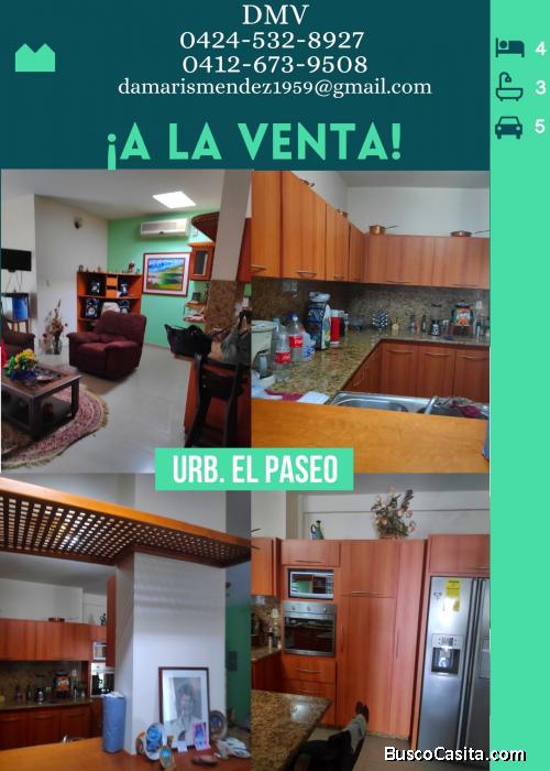 Casa en Urb. El Paseo